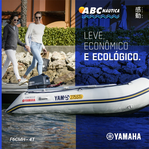 Motor De Popa Yamaha 6hp 4t Leia Anúncio
