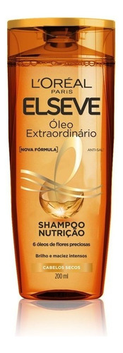 Shampoo Óleo Extraordinário 200ml L'oréal Paris Elseve