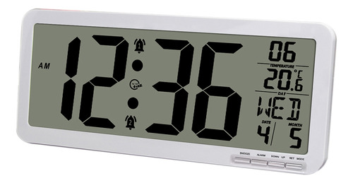 Reloj De Pared Digital De 14.5 Pulgadas, Despertadores Elect