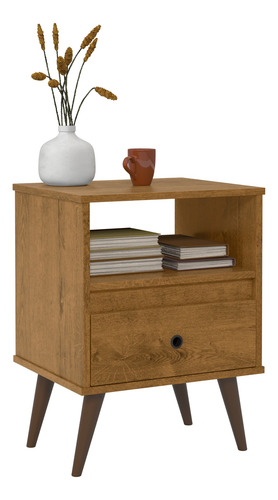 Imagem 4 de 4 de Kit Com 2 Mesas De Cabeceira Wood New - Freijó