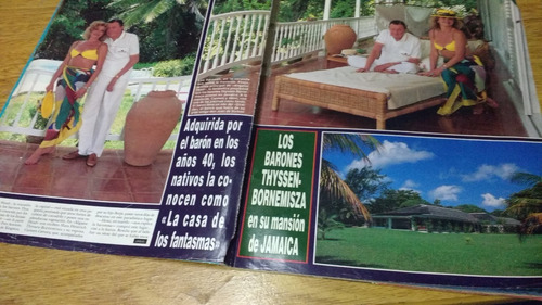 Hola 2756 Barones  Bornemisza En Su Mansion De Jamaica 1997