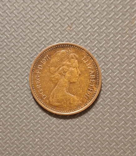 Inglaterra. 1/2 Penique 1971. Km# 914 (Usado)