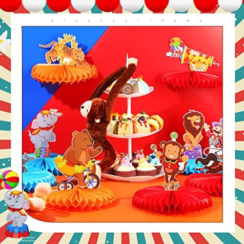 Peça Central De Mesa De Circo Com 10 Peças, Decorações De C
