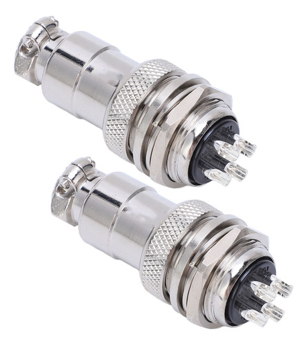 Conector De Enchufe De Aviación, 2 Piezas, Enchufe De Aleaci