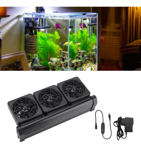 Enfriador De Agua Para Acuario, Ventilador De 3 Cabezas
