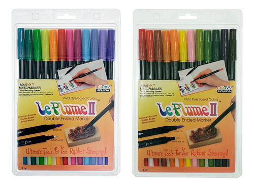 Uchida Of America Bundle Do Conjunto Plume Ii Bright Pen Set