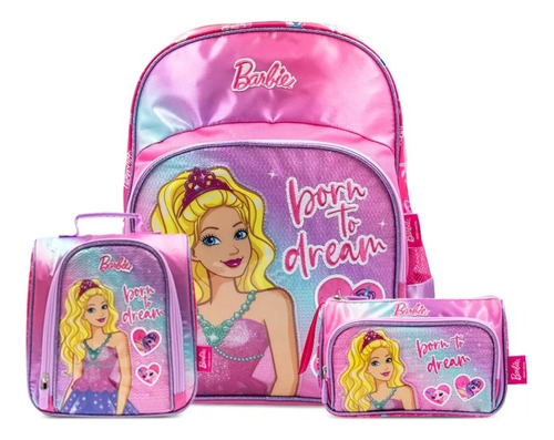 Pack Mochila Barbie Dream Oficio Lonchera Cartuchera