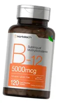 Comprar Vitamina B12 Sublingual 5,000mcg Metilcobalamina - 120 Tabs
