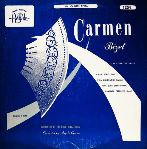 Complete Arias From The Opera Carmen Lp 