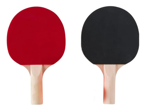 Kit Raquete Tênis De Mesa 25cm Ping Pong Com 3 Bolinha