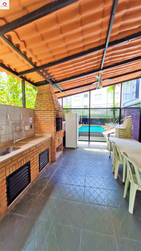 Imagem 16 de 18 de Praia Das Pitangueiras, Guarujá, Próximo Ao Mar, 3 Dormitórios (1 Suíte), Sala Para 3 Ambientes, Vista Para O Mar, 2 Vagas, Lazer - Ap05814 - 69325673