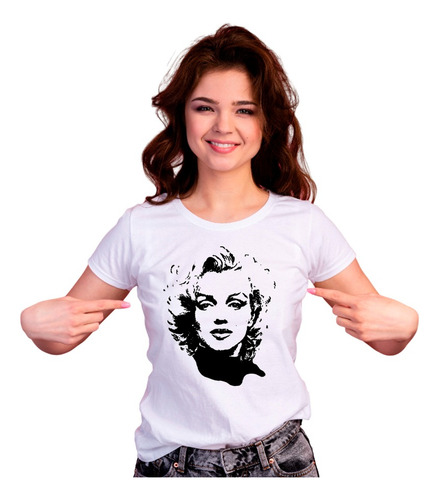 Remera Marilyn Monroe - Algodón 1ra Calidad