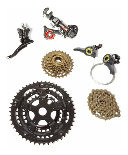 Kit 21 Marchas Bicicleta Completo 21v Ltx Bike Promoção