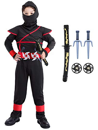 Traje Ninja Niños 4t 14