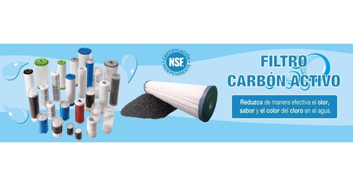 Imagen 4 de 4 de Cartucho Filtro Purificador De Agua Carbon Act Envio Gratis