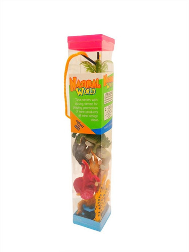 Animales Plastico Juguete Tubo Selva Mar Insectos Dinosaurio