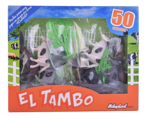 Juego De Granja 50 Piezas El Tambo Miluplast 227