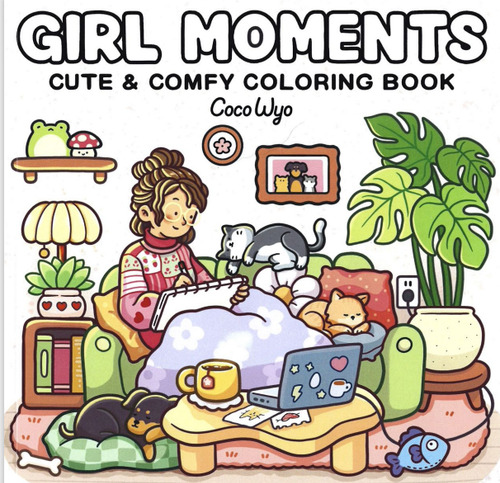 Kit 46 Desenhos Momentos De Meninas Para Pintar E Colorir - Folhas Avulsa A4 ! 1por Folha!+ Pasta