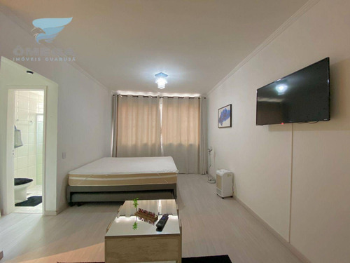 Imagem 4 de 12 de Kitnet Residencial Para Venda No Bairro Das Pitangueiras, Localizado Na Cidade De Guarujá/sp. - Kn0006
