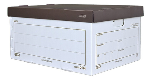 Caja Para Archivo Muerto T/ Oficio Plastico C/7 Printaform