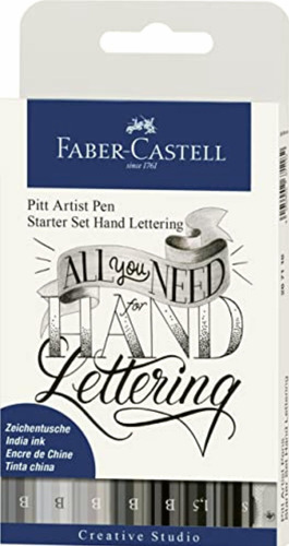 Marcadores Faber Castell Lettering Kit Inicio X8