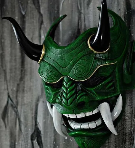 Máscara Japonesa Hannya Devil Ghost Tusk Masks Cosplay Ghost