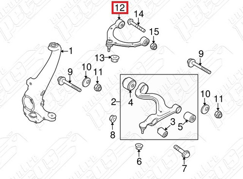 Bandeja Da Suspensão Superior Porsche Wp0ac2974cl09050