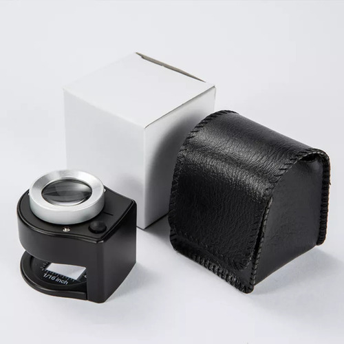 Lupa Recargable, Lupa De 60x Con 6 Luces Led Luz Uv