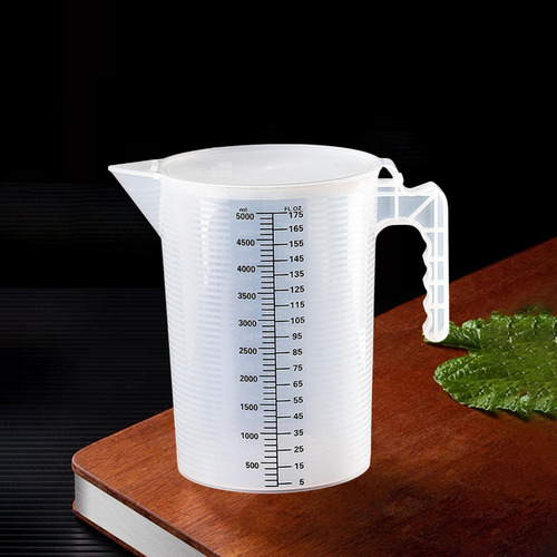 Jarra De Plástico Transparente Con Tapa De 5000 Ml Para