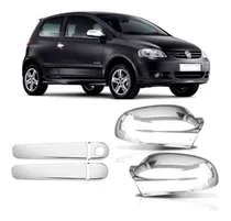 Comprar Apliques Cromados Manijas + Espejos Vw Fox 2 Puertas M\u002Fviejo