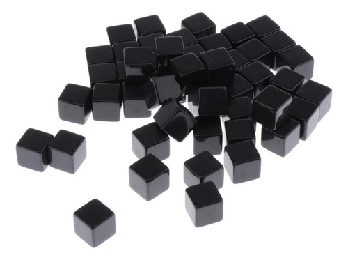 50 Piezas Borde Cuadrado De 6 Caras Dados D6 Rpg Para Niños