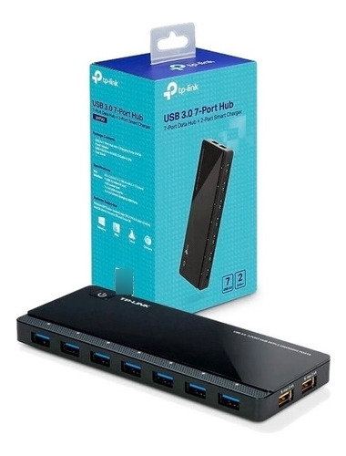 Tp-link Hub Usb 3.0 7portas 2 Portas Carregamento Uh720