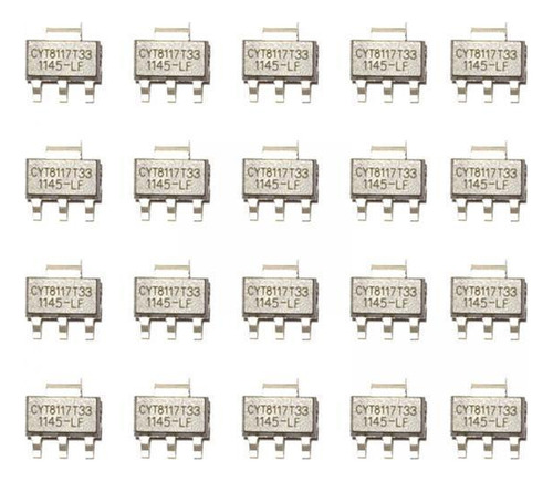 4 Transistor Smd Regulador Duradero De Bajo Voltaje De 3,3 V