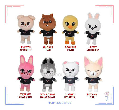 Peluche Skzoo Stray Kids | 20 Cm Kpop ( Elegir Modelo )