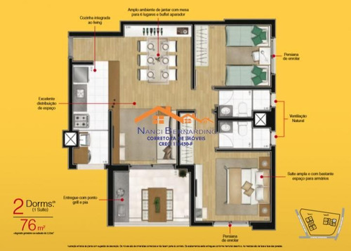 Imagem 15 de 15 de Apartamento Class Vila Augusta 2 Dormitórios Sendo 1 Suíte - 19908