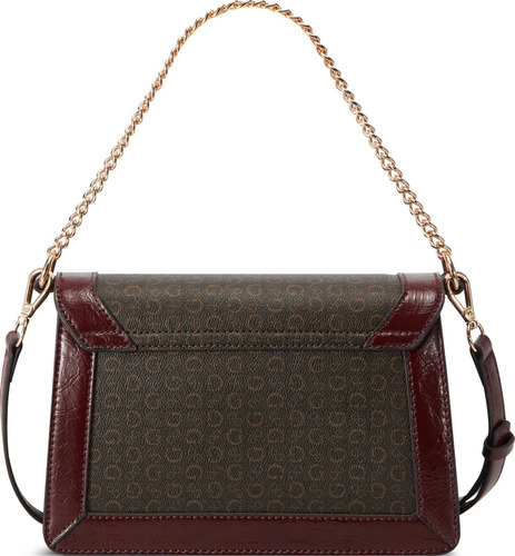Bolsa Guess Coralie Con Cadena Crossbody Mujer Cuero