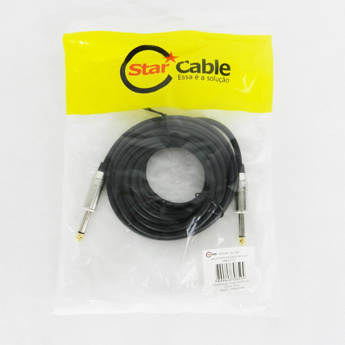 Cabo Star Cable P10 Mono X P10 Mono Profissional 5mt