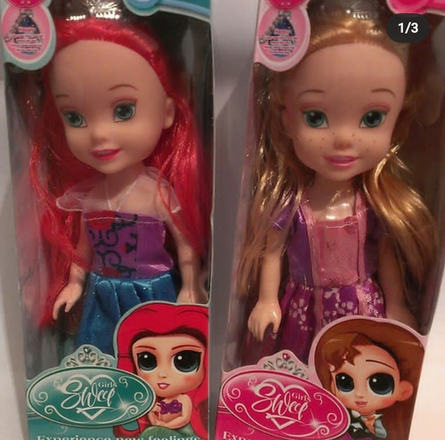 Muñecas Sirena Frozen Cenicienta Rapunzel Blanca Nieves 