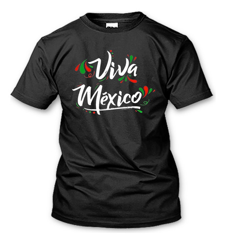 Playera Viva Mexico 15 Septiembre Fiestas Patrias Diseño 04