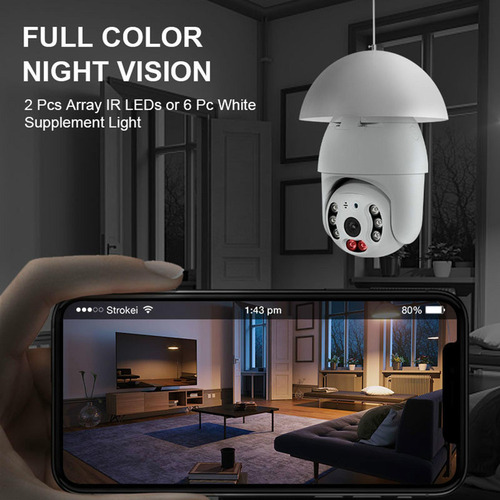 Cámara Wifi De 2mp 1080p Cámara De Seguridad Ip