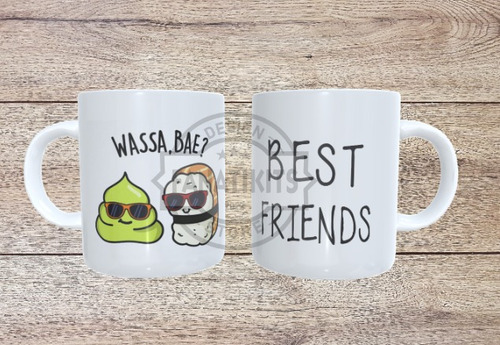 Día Del Amigo Pack 10 Plantillas Sublimar Tazas Kawaii Png