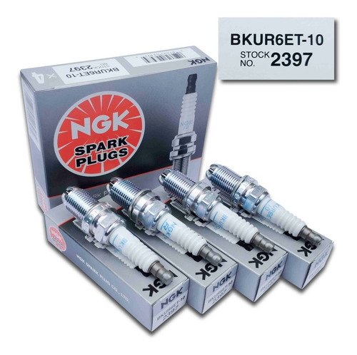 Imagen 1 de 8 de Bujias Ngk Bkur6et10 Cruze 1.8 2014 2015 2016 Original