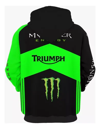 Sh Moletom Uniforme Masculino Monster Skull Triumph Moto Gp