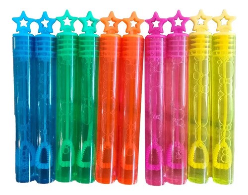 Burbujeros X10 Surtidos Colores Sorpresita Souvenir Hermosos