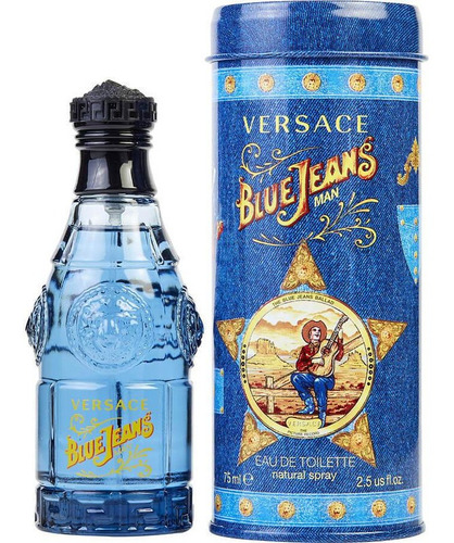 Perfume Versace Blue Jeans Caballero Original 75ml