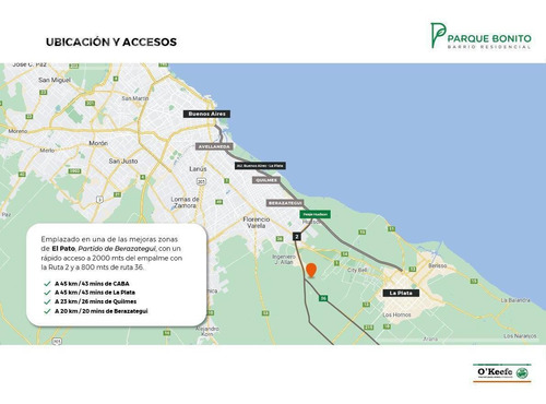 Imagen 8 de 14 de Lotes En Venta En El Pato - Berazategui - Terrenos Desde 295 M2