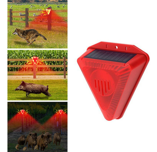 Alarme Solar Com Sensor De Movimento Pir Externo