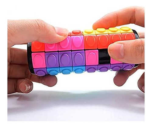 Magic 3d Puzzle Cube Rainbow Fidget Juguetes Cilíndrico 7