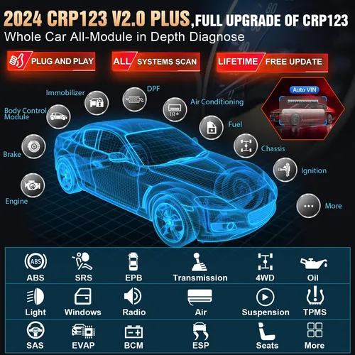 Scan Tool Launch Crp123 V2.0 Plus Elite 2024 All System
