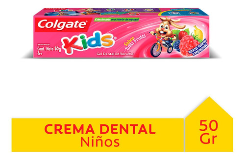 Crema Dental Colgate Kids Tutti Frutti X 50 Gr